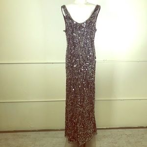 Pisarro Nights Sequin Bead Sleeveless 